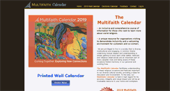 Desktop Screenshot of multifaithcalendar.org
